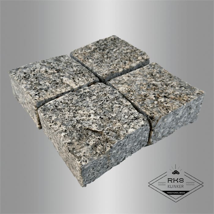 Гранитная брусчатка Grey Pearl, Карандаш, 100x100 мм в Ростове-на-Дону
