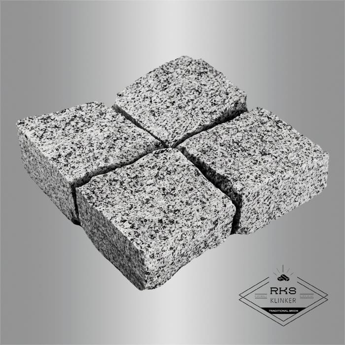 Гранитная брусчатка Камбулатовский, Колотая, 100х100 мм в Ростове-на-Дону