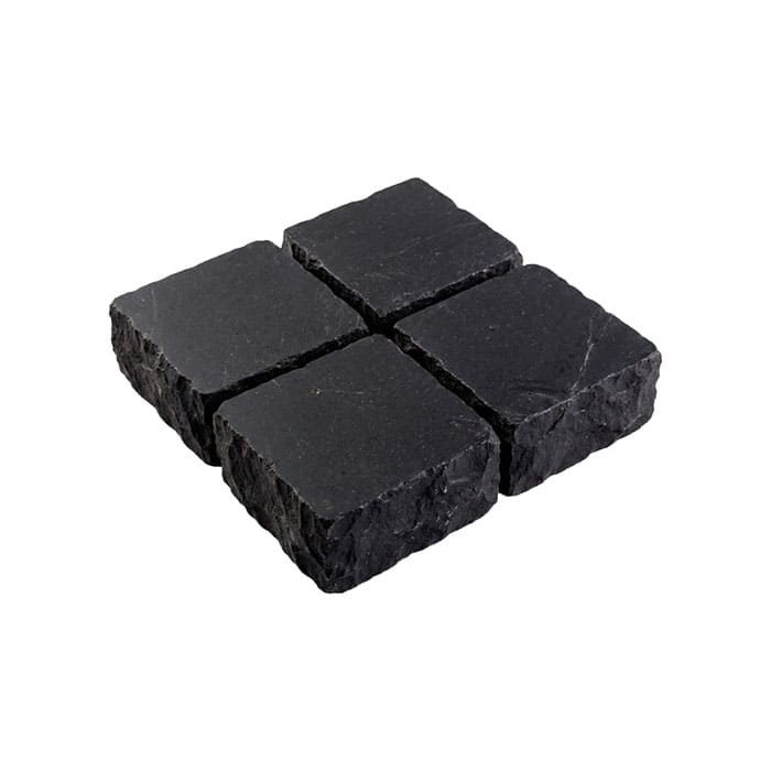 Брусчатка из известняка RKS Slate Belgian Black 100x100x30 мм в Ростове-на-Дону