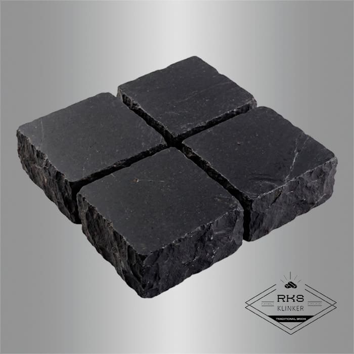 Брусчатка из известняка RKS Slate Belgian Black 100x100x20 мм в Ростове-на-Дону
