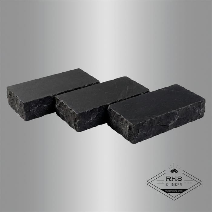 Брусчатка из известняка RKS Slate Belgian Black 200x100x40 мм в Ростове-на-Дону