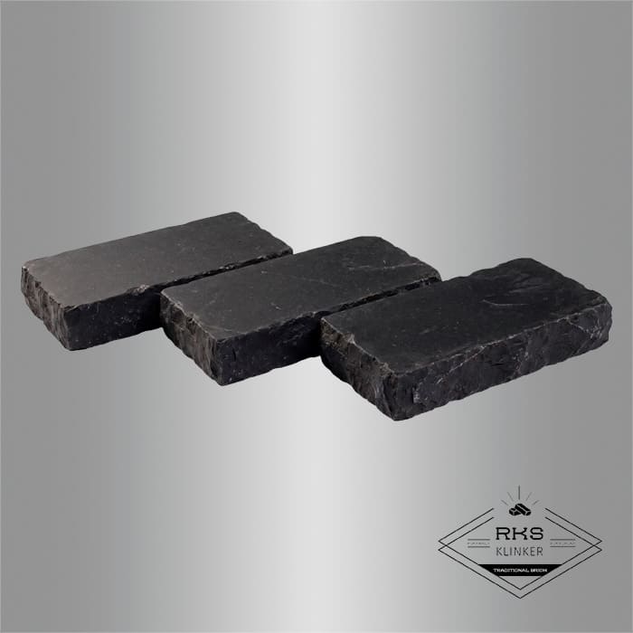 Брусчатка из известняка RKS Slate Belgian Black 200x100x20 мм в Ростове-на-Дону