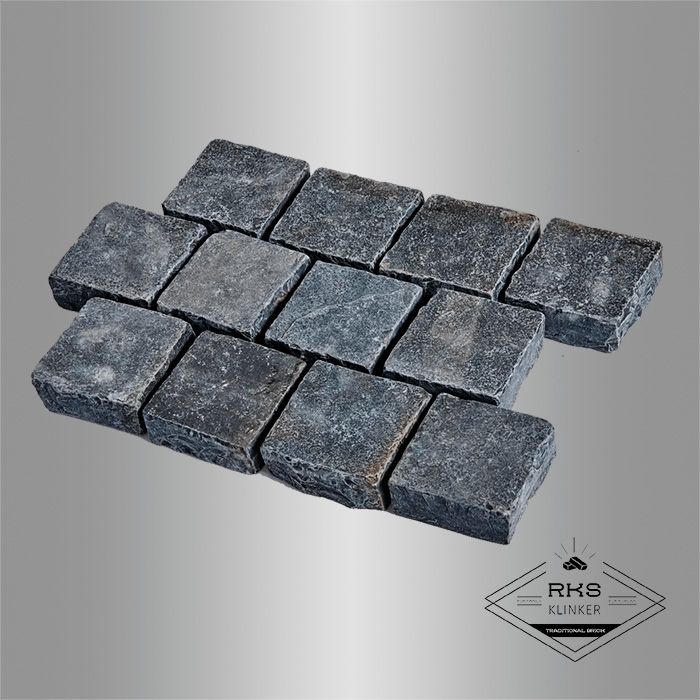 Брусчатка из известняка RKS Slate Belgian Black 100x100x30 мм в Ростове-на-Дону