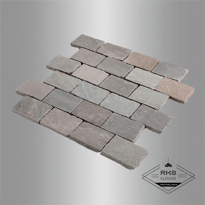 Брусчатка из песчаника RKS Slate Belgian Grey 200x100x40 мм в Ростове-на-Дону