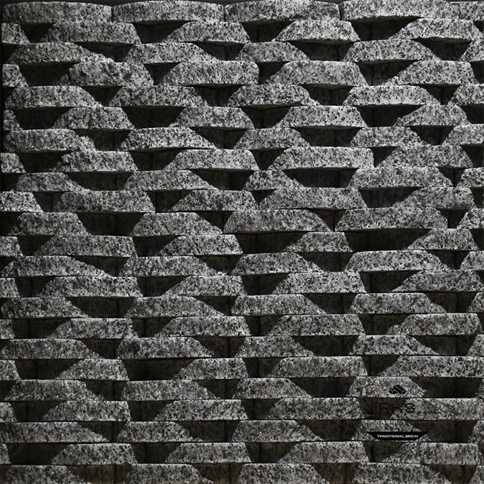 Фасадный камень Плетёнка — Гранит Покостовский в Ростове-на-Дону