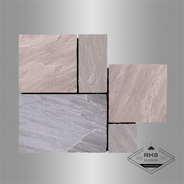 Мозаика из камня песчаник RKS SLATE Belgian Grey в Ростове-на-Дону