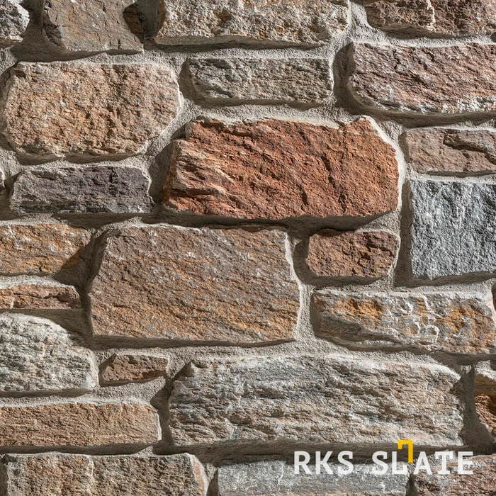 Фасадный облицовочный камень Bergen Blend Castle в Ростове-на-Дону