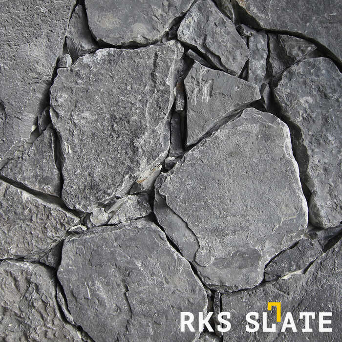 Фасадный облицовочный камень Midnight Black Loose в Ростове-на-Дону