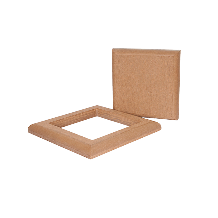 Комплект крышка и юбка для столба из ДПК KOMODO, песочный в Ростове-на-Дону