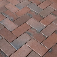Брусчатка тротуарная клинкерная Rotblaubunt Kohlebrand в Ростове-на-Дону