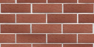 Клинкерный кирпич ЛСР Эдинбург тёмно-красный, Береста 0,7НФ на белом шве