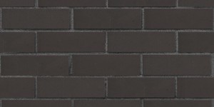 Кирпич облицовочный ЛСР, графитовый, гладкий, 1 НФ на графитовом шве