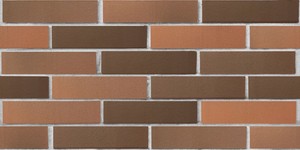 Кирпич облицовочный ЛСР, Красный флэш ультра, гладкий, 1 НФ на белом шве