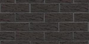 Кирпич облицовочный ЛСР, графитовый, рустик, 1 НФ на графитовом шве