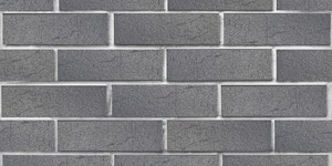 Клинкерный кирпич ЛСР Эльфюс серебристый, поверхность винтаж, 0,7 НФ на белом шве