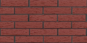 Кирпич облицовочный ЛСР, Винный, Рустик, 1НФ на графитовом шве