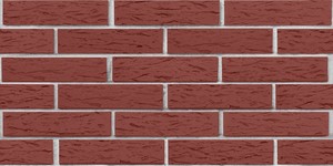 Кирпич облицовочный ЛСР, Винный, Рустик, 1НФ на белом шве
