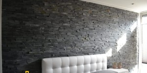 3D мозаика из камня для интерьера RKS SLATE Сланец Black Bark Rockface заказать (2)