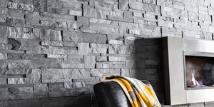 Декоративный камень для стен интерьера заказать 3D панели RKS SLATE Сланец Black Slate Modern (4)