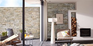 Интерьерный бежевый камень для стен купить 3D панели RKS SLATE Сланец Beige Slate Modern (3)