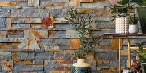 Интерьерный декоративный камень 3D панели RKS SLATE Сланец Dark Multicolor Modern заказать (3)