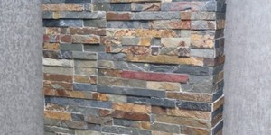 Натуральный камень для стен интерьера купить 3D панели RKS SLATE Cланец Multicolor Classic реальные фото объекта (8)