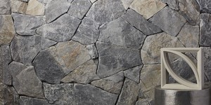 Панели под камень из натурального кварцита 3D панели RKS SLATE Кварцит Nordic Blend Country фото в интерьере (6)