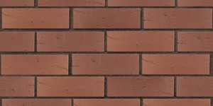 Кирпич облицовочный ЛСР, коричневый, Рустик, 1НФ на коричневом шве